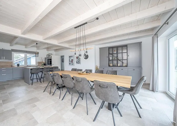 別荘 Xxl-holzhaus Mit Sauna & Grossem Garten